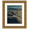 thumbnail image 1 of Max Kurzweil 15x17 Gold Ornate Wood Frame and Double Matted Museum Art Print Titled - The Middle (Concaraneau) (1904), 1 of 4