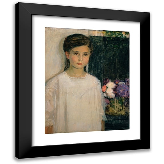 Max Kurzweil 15x18 Black Modern Framed Museum Art Print Titled - Mira Bauer Mira Bauer, Married Gutmann (1907)