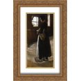 thumbnail image 1 of Max Liebermann 2x Matted 18x24 Gold Ornate Framed Art Print 'Spinner', 1 of 2