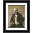 thumbnail image 1 of Max Liebermann 2x Matted 20x24 Black Ornate Framed Art Print 'Walther Nernst', 1 of 2