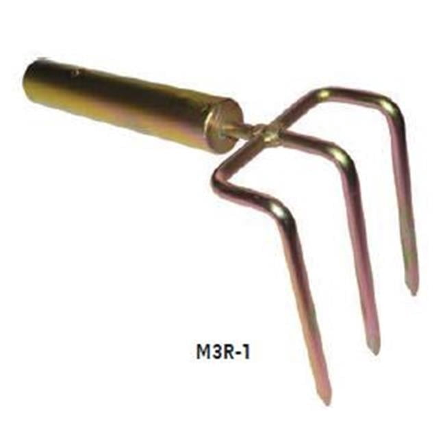 Max-Life M3R-1TC 3 Prong 90 Degree Rake Threaded Coupling - Walmart.com
