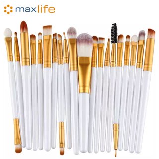 Makeup Brushes Premium Synthetic Concealers Eye Shadows Brushes Kit Makeup  12 Pcs Brush Set Black White Saoqi 