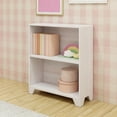 Max & Lily Bookshelf, 2 Shelf Bookcase Modern Farmhouse Wooden Shelves