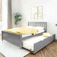 thumbnail image 1 of Max & Lily Full Size Bed Frame with Trundle, Solid Wood Platform Bed with Storage, 1 of 8