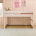 thumbnail image 1 of Max & Lily Loft Bed, Modern Farmhouse Wood Low Twin Loft Bunk Bed for Kids, White Wash, 1 of 9