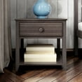 thumbnail image 1 of Max & Lily Nightstand with Storage Drawer, Small Solid Wood Bedside, Side Tables for Bedroom, 1 of 9