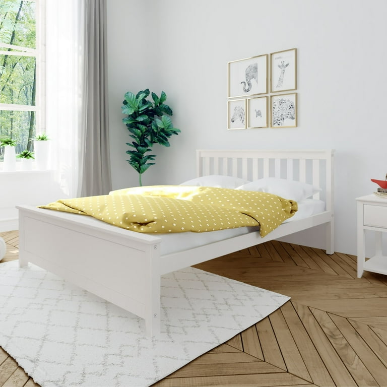 Walmart white queen bed frame deals