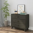 thumbnail image 1 of Max & Lily Solid Wood 3 Drawer Dresser, Clay, 1 of 8