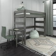 thumbnail image 1 of Max & Lily Solid Wood Loft Bed with Desk, Modern Farmhouse High Twin Loft Bed For Kids, 1 of 8