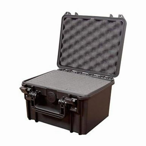 Max MAX235H155S.079 9.25 x 7.08 x 6.14 in.Outdoor Box with Cubed Foams, Black