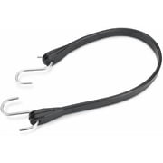 Max MM10 24 Black EPDM Rubber Tarp Bungee Cord Straps - Quantity of 40
