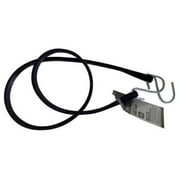 Max MM57 45 Black EPDM Rubber Tarp Bungee Cord Strap - Quantity of 10