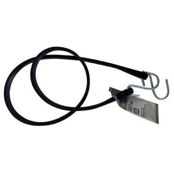Max MM57 45" Black EPDM Rubber Tarp Bungee Cord Strap - Quantity of 5