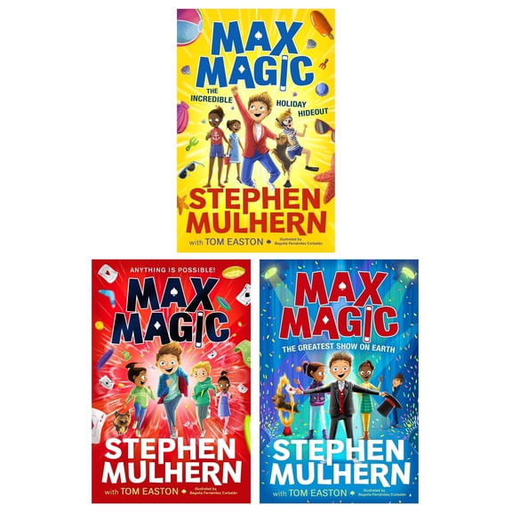 Max Magic Series By Stephen Mulhern & Tom Easton 3 Books - Age 7-12 - PB