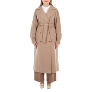Max Mara Cicladi Water-Repellent Gabardine Trench Coat, Brand Size 40  US Size 6
