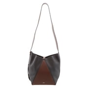 Max Mara Deer-Print Leather Medium Bucket Bag
