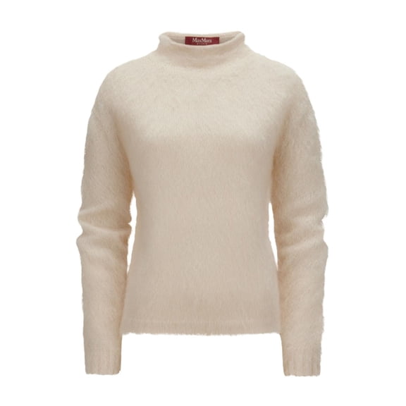 Max Mara High-Neck Sweater With Ribbed Cuffs (Women's)