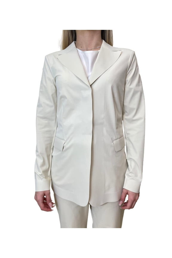 Ivory White Mmlpalo Polyamide Jacket (Women's)