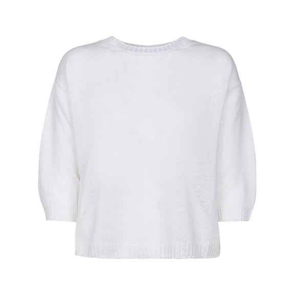 Max Mara Linen Short-Sleeved Top With Boxy Fit (Women's)
