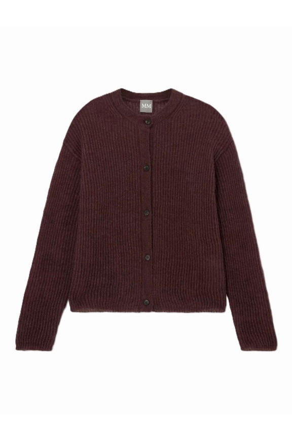 Medium Length Burgundy Cardigan (Women's)