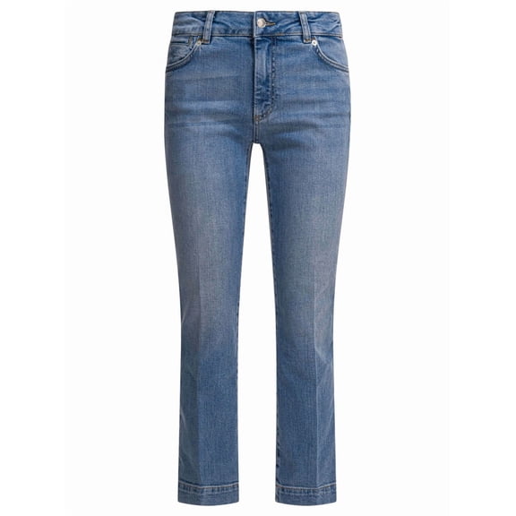 Max Mara Mid-Rise Blue Denim Jeans (Women's)