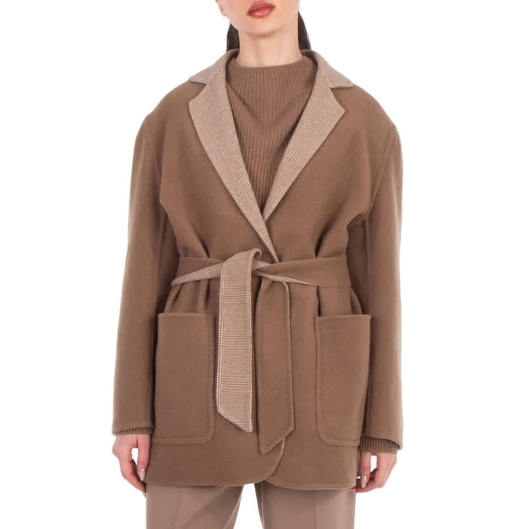 Max Mara Mirko Oversized Reversible Jacket, Brand Size 40 ( US