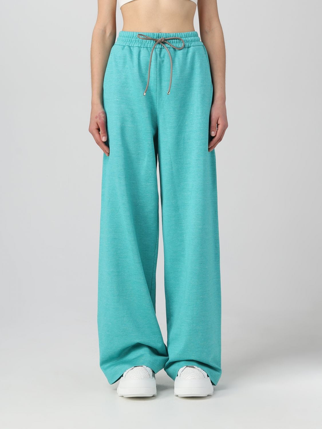 Max Mara Pants Woman Green Woman - Walmart.com