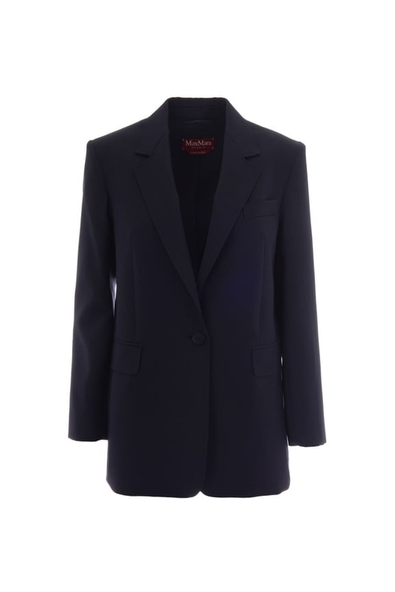 Single-Breasted Tailored Blazer With Fitted Silhouette (Women's)