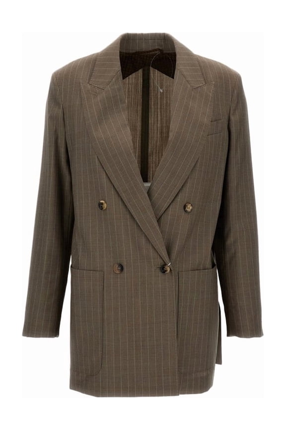 Steel Pinstripe Jacket (Women's)