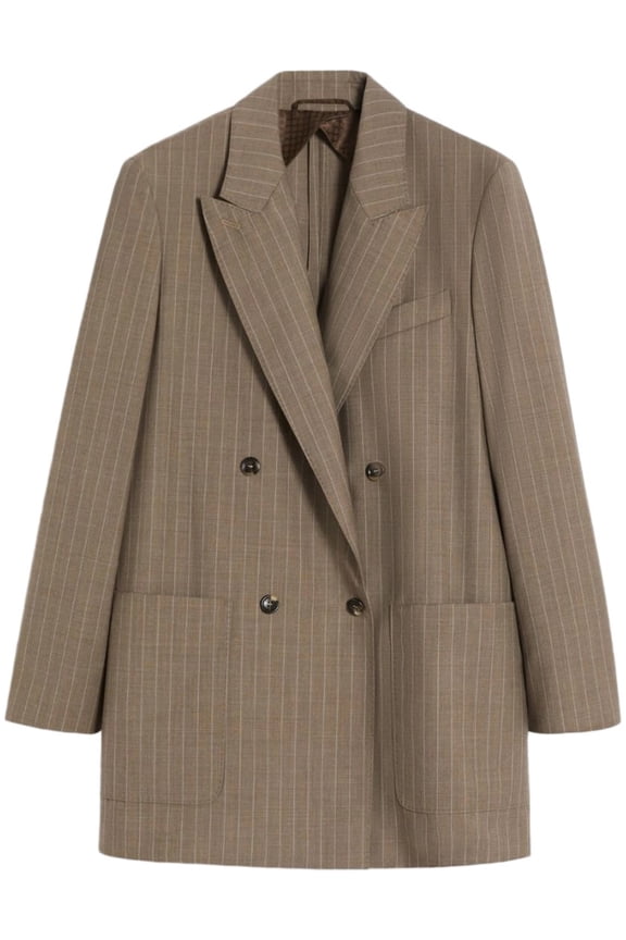 Steel Pinstripe Jacket (Women's)