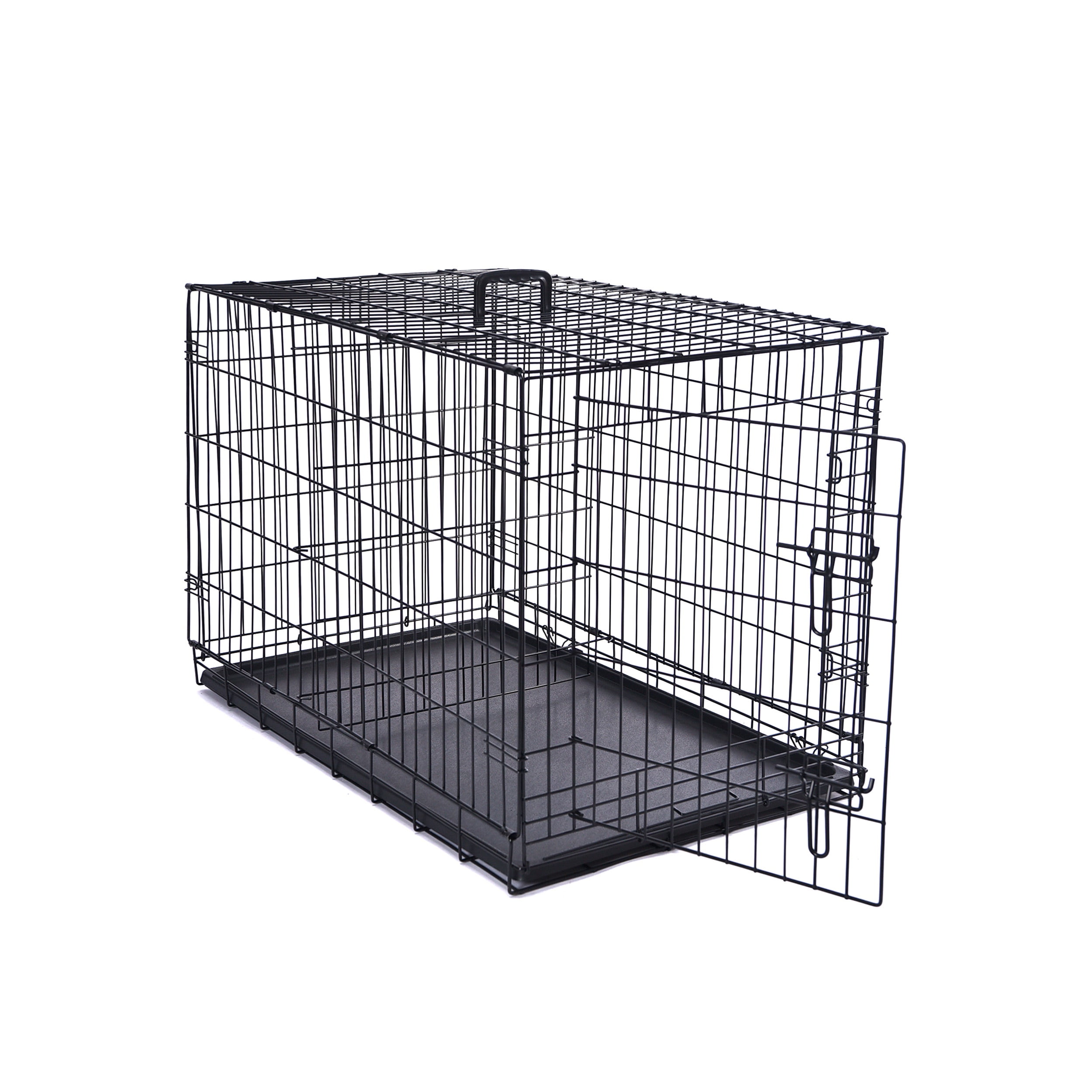 Walmart promo code:  Max & Marlow Single-Door Dog Crate, Foldable Metal Wire Kennel, Portable, Tray and Divider Included, 22" x 13" x 15.50"