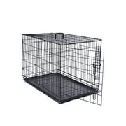 Max & Marlow Single-Door Dog Crate, Foldable Metal Wire Kennel, Portable, Tray and Divider Included, 22" x 13" x 15.50"