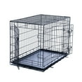 Max & Marlow Double-Door Dog Crate, Foldable Metal Wire Kennel ...