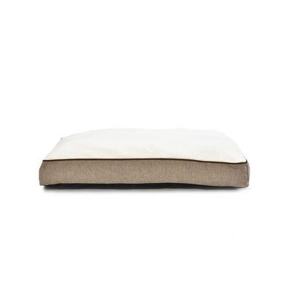 Max & Marlow 4555801 Unisex Plush Mat Lounger Pet Bed, Taupe - 2XL