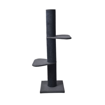 Max & Marlow 63" Tall Play-Tree Climber - Charcoal/Light Grey
