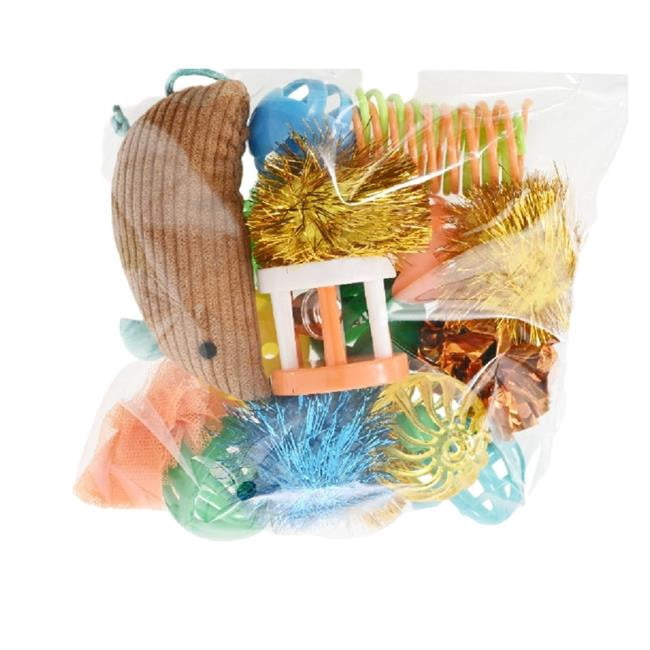 Max & Marlow 810162077167 Cat Toys - Value Pack, Assorted Color - Pack of 18