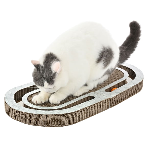 Max & Marlow Ball Track Cat Scratcher, 2" H