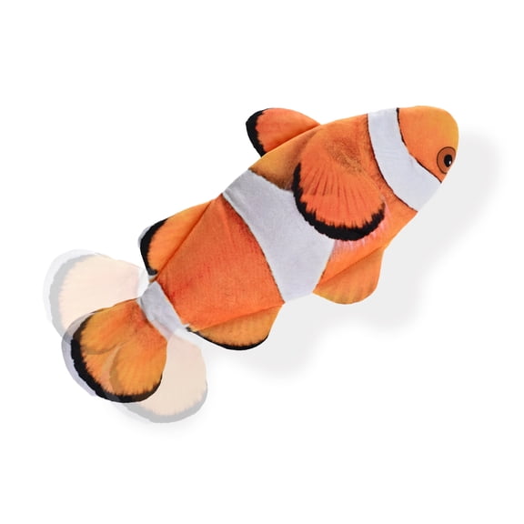 Max & Marlow Cat Toy Flapping Fish, Interactive Moving Cat Kicker Toy with Rechargeable Battery, Catnip Included