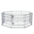 Max&Marlow Dog Playpen 8Panel Metal Dog Fence for Indoor Use and