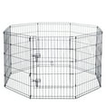 Max&Marlow Dog Playpen 8Panel Metal Dog Fence for Indoor Use and
