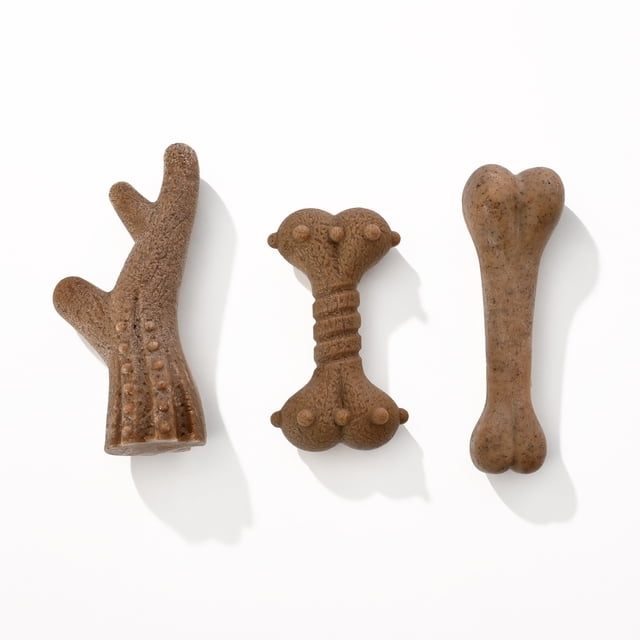 Max & Marlow Durable Dog Chew Toys Set, PP Wood Powder Toys for ...