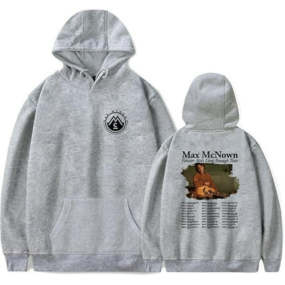 Max McNown 2025 Forever Ain't Long Enough Tour Hoodie Unisex Trendy Classic Sweatshirt