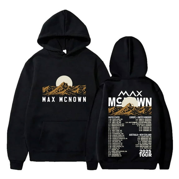 Max McNown 2025 Tour Dates Hoodies Night Diving Album Merch Unisex Fashion Streetwear Sweatshirts