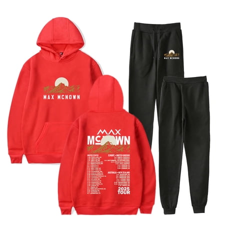 Max McNown 2025 Tour Logo Merch Hoodies Jogger Pants Unisex Fashion m