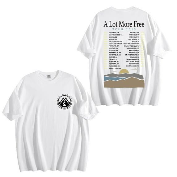 Max McNown 2025 US Tour Cotton Tshirt Women Men Short Sleeve Casual Fashion Tees