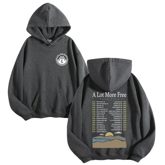 Max McNown 2025 US Tour Hoodies Fashion Sweatshirts Hip Hop Longsleeve Pullovers