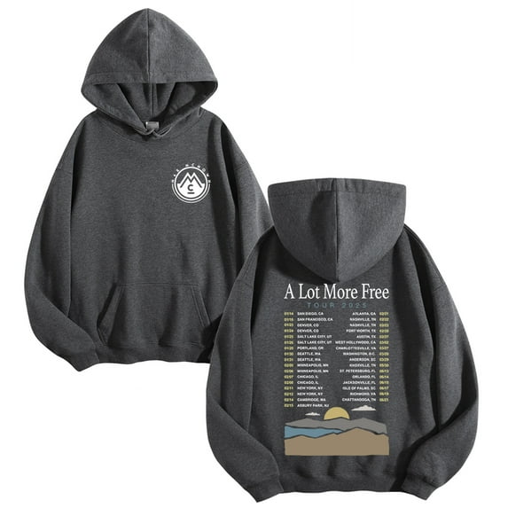 Max McNown 2025 US Tour Hoodies Fashion Sweatshirts Hip Hop Longsleeve Pullovers