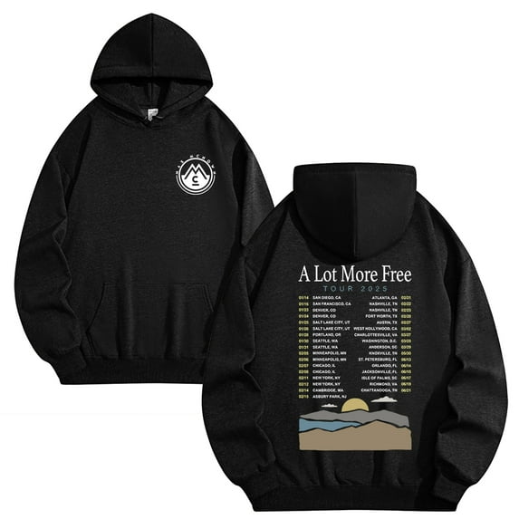 Max McNown 2025 US Tour Hoodies Fashion Sweatshirts Hip Hop Longsleeve Pullovers