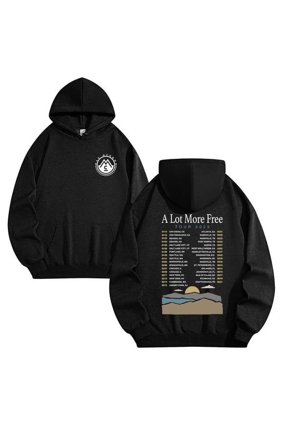 Max McNown 2025 US Tour Hoodies Fashion Sweatshirts Hip Hop Longsleeve Pullovers