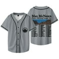 thumbnail image 1 of Max McNown Forever Ain't Long Enough Tour Baseball Jacket Tee Unisex V-neck Short Sleeve Tshirts, 1 of 6